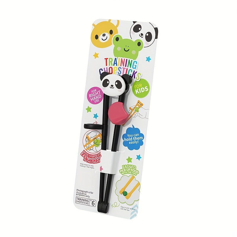 1PC Cartoon Training Chopsticks – Kawaii Learning Chopsticks Helper for Beginners, Kitchen Utensils, Apartment & College Dorm Essentials, Back to School Supplies