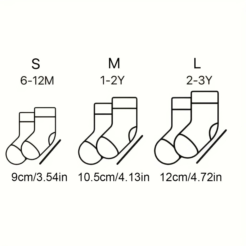 4 Pairs Youngsters Big Eyes Soft Non-Slip Boat Socks - Candy Color Cute Cartoon Short Socks for Kids