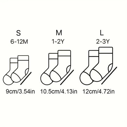 4 Pairs Youngsters Big Eyes Soft Non-Slip Boat Socks - Candy Color Cute Cartoon Short Socks for Kids