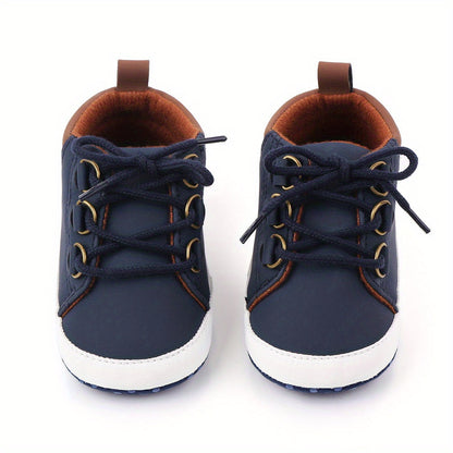 Spring and Autumn Men's High-Top Children's Shoes Soft-Soled Anti-Slip Toddler Baby Shoes