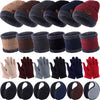 24-Piece Winter Hat, Scarf, Gloves & Earmuffs Set for Boys & Girls (2-10 Years) – Knitted Beanie, Mittens & Earflaps in Multicolor - Kidzy Market