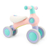 Baby Balance Bike for 12–36 Months (1–3 Years) — 4-Wheel Stable No-Pedal Push Tricycle with Adjustable Cushioned Seat & Handlebars — First Birthday Gift, Unisex