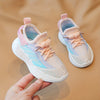 Kids Breathable Woven Knit Slip-On Running Shoes — Lightweight Non-Slip Soft EVA Sole Low-Top Sneakers for Boys & Girls, Outdoor Activity Shoes