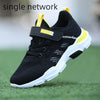 Boys' Breathable Mesh Sneakers – Low-Top Fabric Shoes with Tassel, Hook-and-Loop Closure, EVA Sole (Ages 14 & Under)