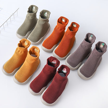 Non-Slip Fruit Print Toddler Baby Socks - Comfortable & Cute Socks for Toddlers