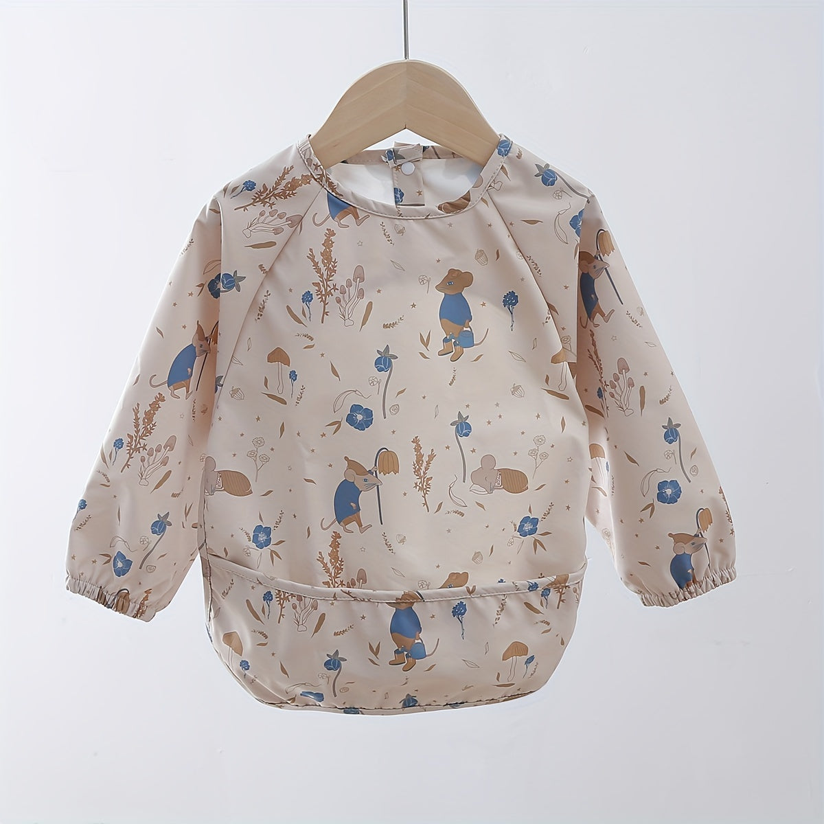 Arnidy Kids Waterproof Bib Apron – Non-Stretch Woven Polyester Cover-Up for Mealtime & Art Activities (Unisex) - Kidzy Market