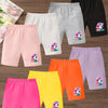 30-Pack Girls Fitted Summer Shorts — Random Colors, Skinny Insurance Pants/Leggings for Kids (Ages 12 & Under)