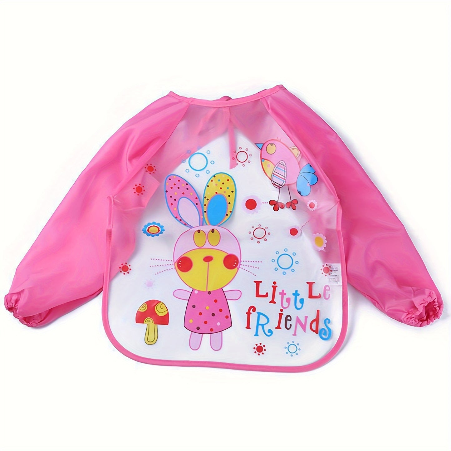 1pc 3D-Printed Waterproof Baby Bib – No-Wash, Mess-Free Feeding & Playtime Coverall, EVA Material, Multicolor – Perfect Easter Gift - Kidzy Market
