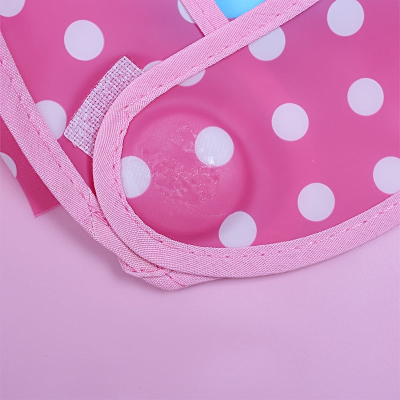 Waterproof Baby Feeding Bib with Pockets – Cute Cartoon Designs, Dirt-Resistant EVA Material for Toddlers & Kids - Kidzy Market