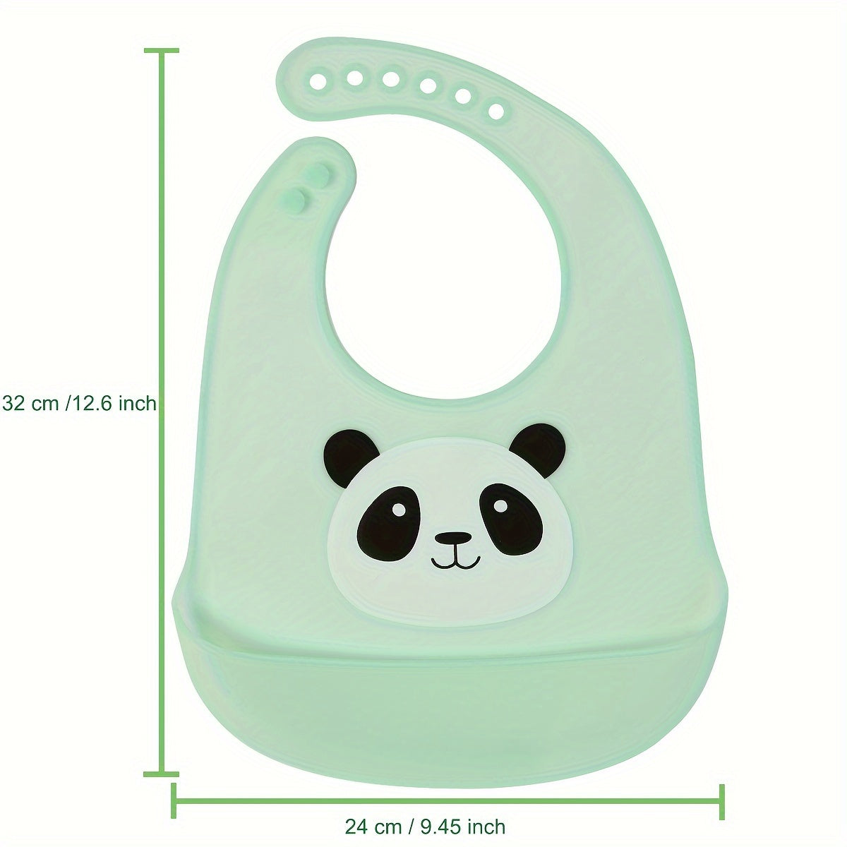 Adjustable Silicone Baby Bibs with Pocket – Waterproof, BPA-Free, Easy to Clean & Dishwasher Safe – Cute Panda & Rabbit Designs for 0-3 Years - Kidzy Market