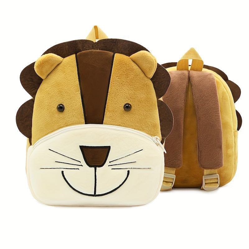 1PC Toddler Plush Cartoon Backpack – Cute & Lightweight Mini Travel Bag for Kids, Boys & Girls - Kidzy Market