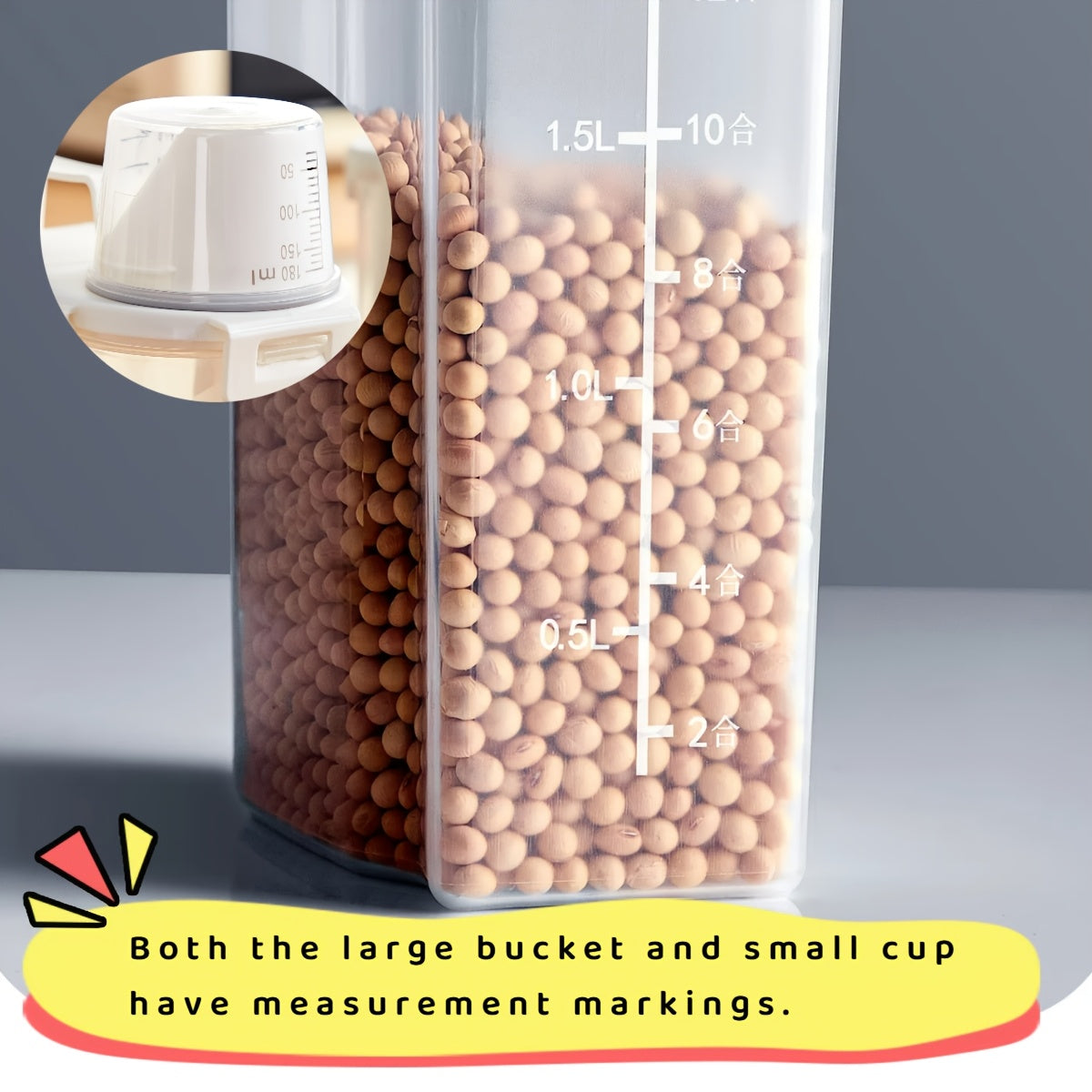 4pcs BPA-Free Plastic Food Storage Containers with Secure Lock – Moisture-Resistant, Clear & Stackable – Ideal for Grains, Nuts, Seeds, and More – Kitchen Organization Essentials