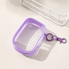 Mini Candy-Colored Transparent PVC Zipper Pouch — Portable Travel Case for Chargers, Cables, Earphones & Jewelry