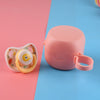 2-Pack Silicone Baby Pacifiers (Newborn 0+ Months) with Portable Travel Case - Mixed Colors