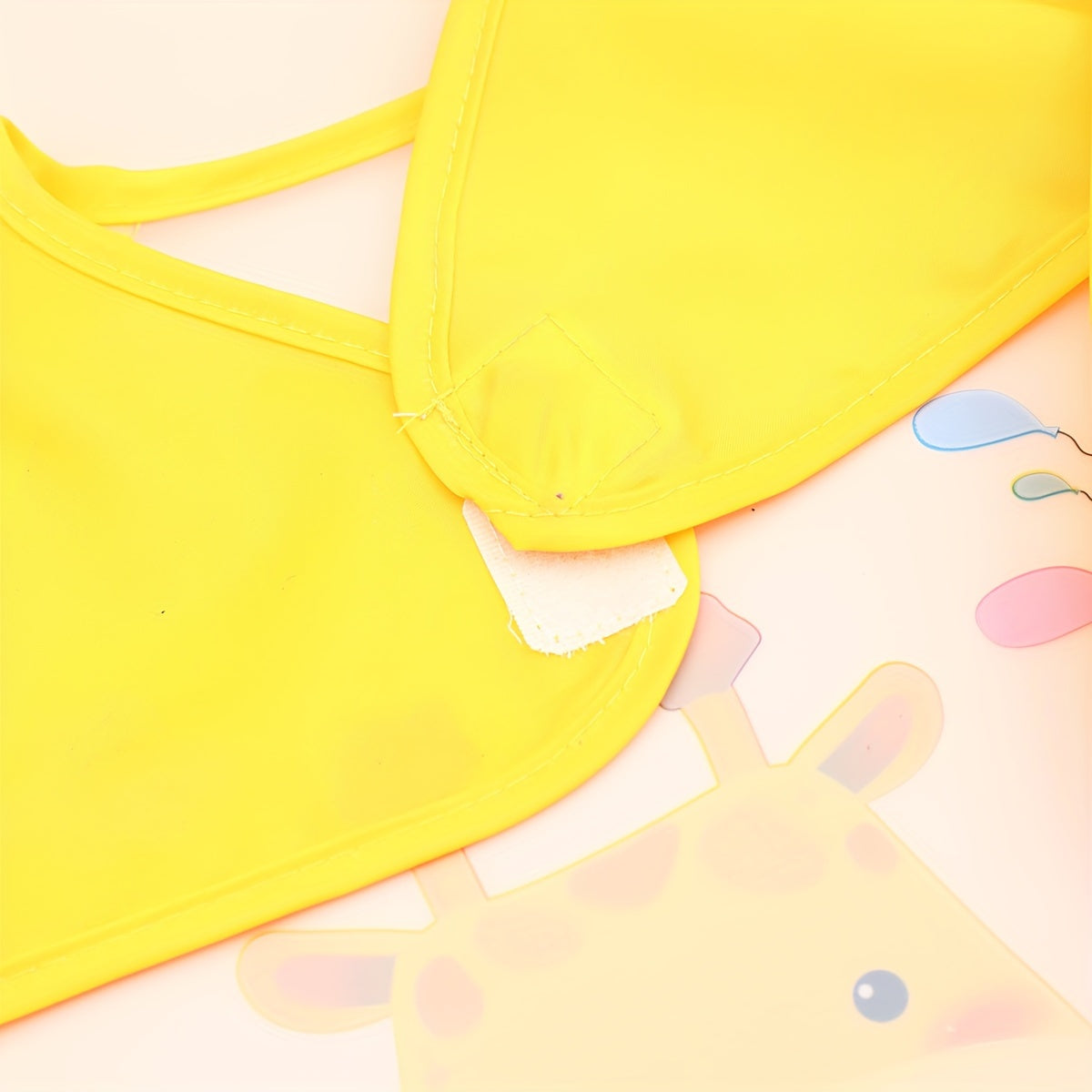 Waterproof Long-Sleeve Baby Smock – Reversible Cartoon Feeding Bib Apron for Toddlers & Kids - Kidzy Market