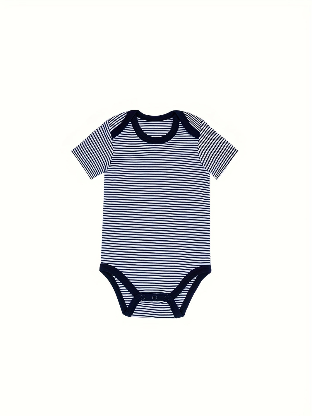 5pcs Bamboo Fiber Children's Triangle Onesie & 5pcs Newborn Pants Set – Boys' Suit, Comfortable and Stylish for Outdoor Wear