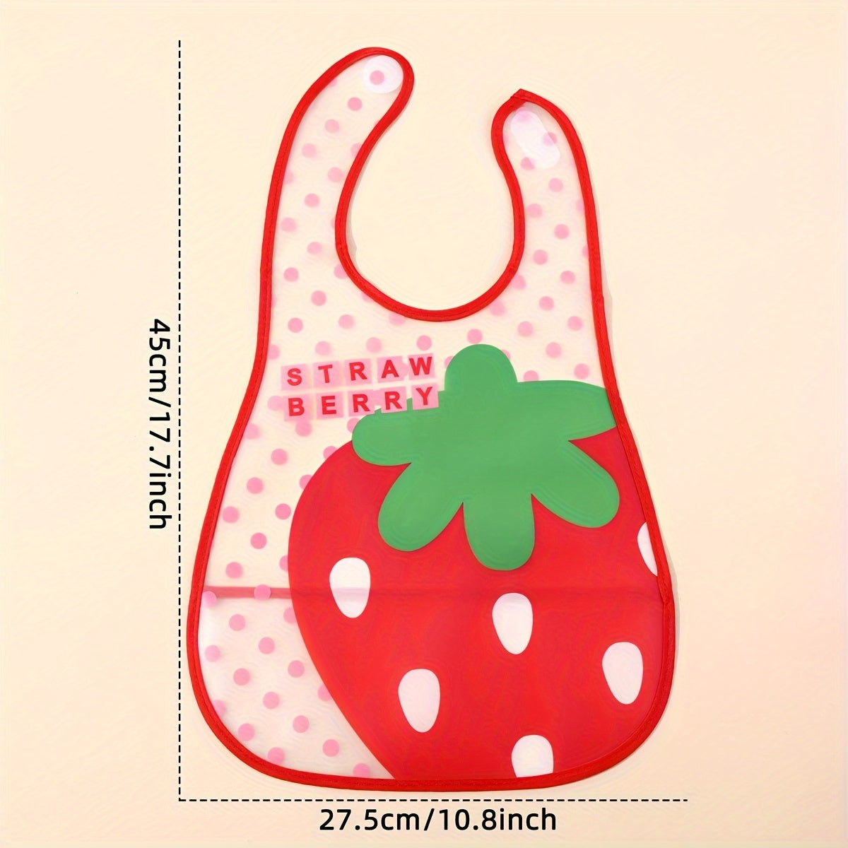 Waterproof Baby Feeding Bib with Magic Tape Closure – Soft, Sleeveless Polyester Bib for Toddlers & Kids - Kidzy Market