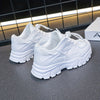 Kids' White Low-Top Sneakers - Breathable Mesh, PU Upper & Durable Rubber Sole for Boys & Girls | School & Casual Shoes