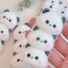 3-Pack Connected Panda Plush Toys - Soft Sleepy Squeeze Stuffed Animals, Head-to-Head Design, White Gift for Kids & Holidays