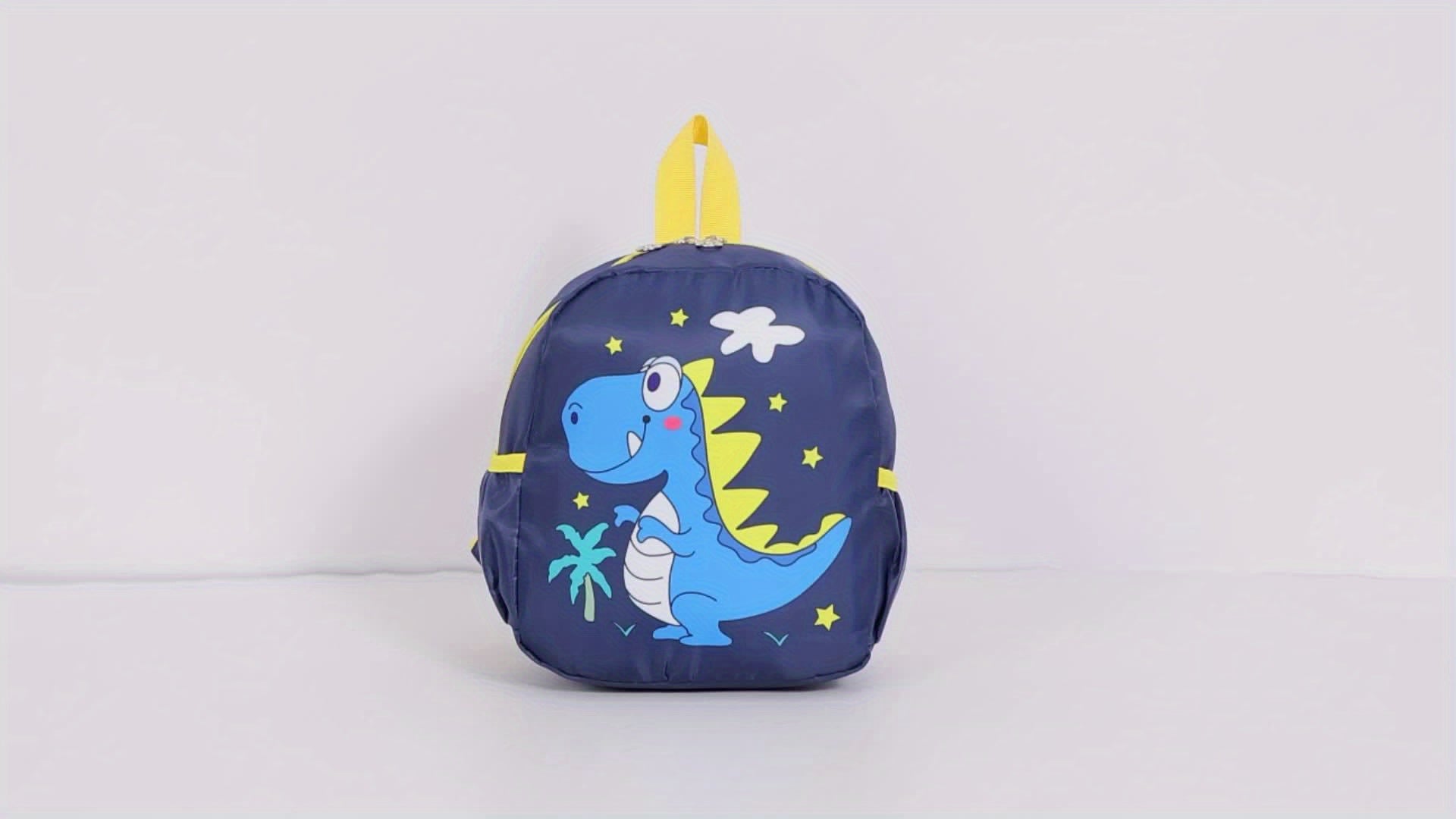 1PC Cartoon Animal Print Backpack – New School Bag for Boys and Girls, Fun & Stylish Design - Kidzy Market