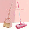 2-Piece Mini Broom & Mop Set – Handheld Cute Cleaning Kit for Home, Living Room & Bedroom, Ideal for Hard Floors