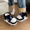 Unisex Plush Fleece Rabbit Slippers - Thick EVA Non-Slip Indoor/Outdoor Bootie, Warm Soft Pink