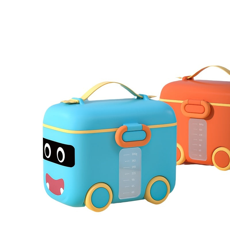 Creative Portable Milk Powder Box & Snack Container – Sealed Storage for Milk Powder, Snacks, Fruits – Multi-Function Storage Box for Travel, Car, or Toys