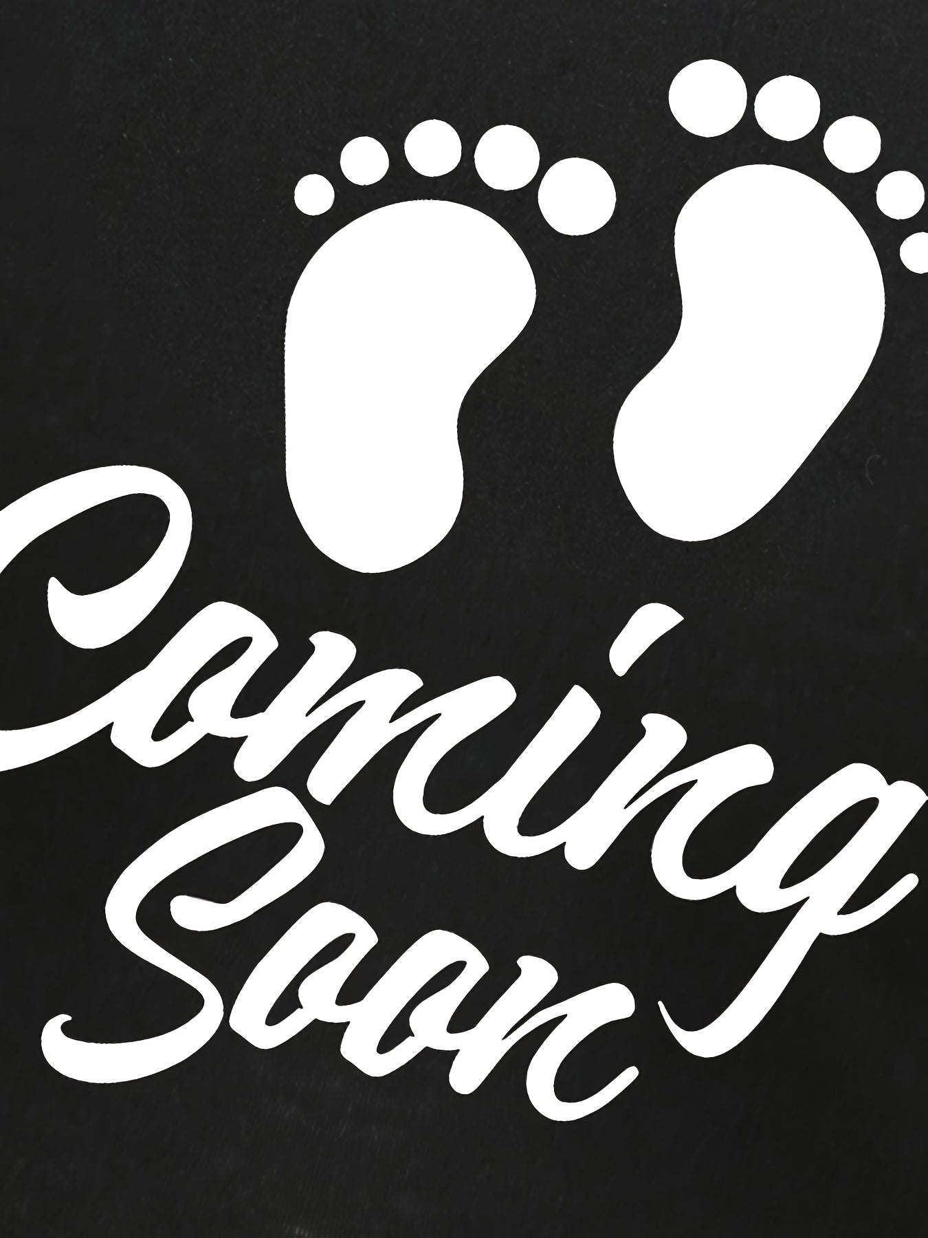 Maternity Casual Cartoon Cute Footprint Print Short Sleeve Slim Fit T-shirt For Summer Pregnancy Gift