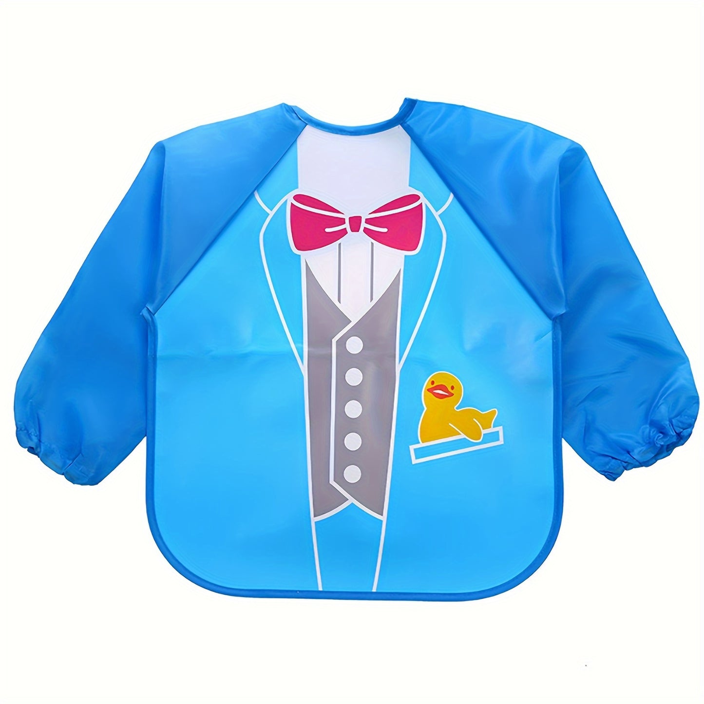 1pc 3D-Printed Waterproof Baby Bib – No-Wash, Mess-Free Feeding & Playtime Coverall, EVA Material, Multicolor – Perfect Easter Gift - Kidzy Market