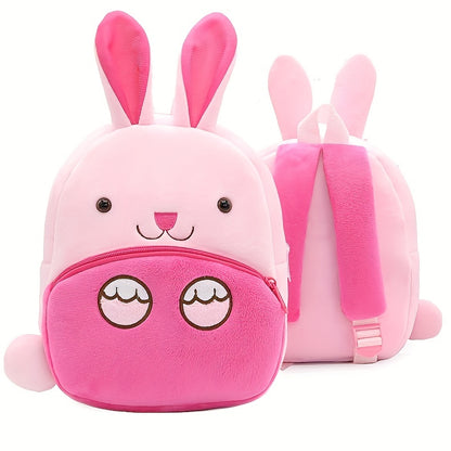 1PC Toddler Plush Cartoon Backpack – Cute & Lightweight Mini Travel Bag for Kids, Boys & Girls - Kidzy Market