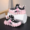 Kids Preppy Sports Sneakers with Rotating Buckle — Lightweight EVA Sole, Non-Slip PU Upper, Alphabet Pattern All-Season Casual Shoes for Boys & Girls