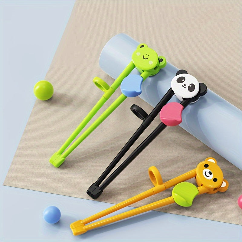 1PC Cartoon Training Chopsticks – Kawaii Learning Chopsticks Helper for Beginners, Kitchen Utensils, Apartment & College Dorm Essentials, Back to School Supplies