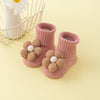 1 Pair of Youngsters' Socks with Glue Dot Anti-Slip Floor Socks | Learning Socks for 0-1 Years Old