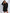 Maternity Nursing Nightdress — Long Sleeve V-Neck Sleep Skirt | Comfortable Casual Home Sleepwear for Pregnant Women, Black